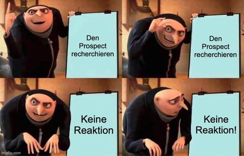 „Despicable me“-Meme – Outbound-Sales-Sequenz
